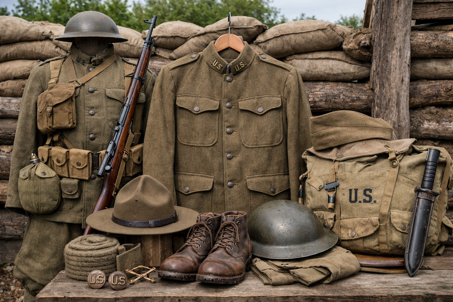 WW1 US uniforms