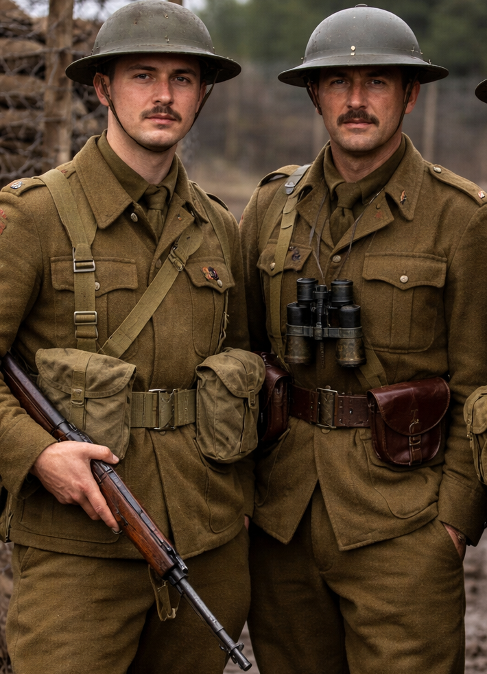 British army uniforms