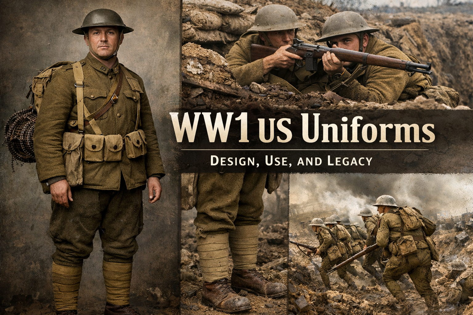 world war 1 uniforms united states