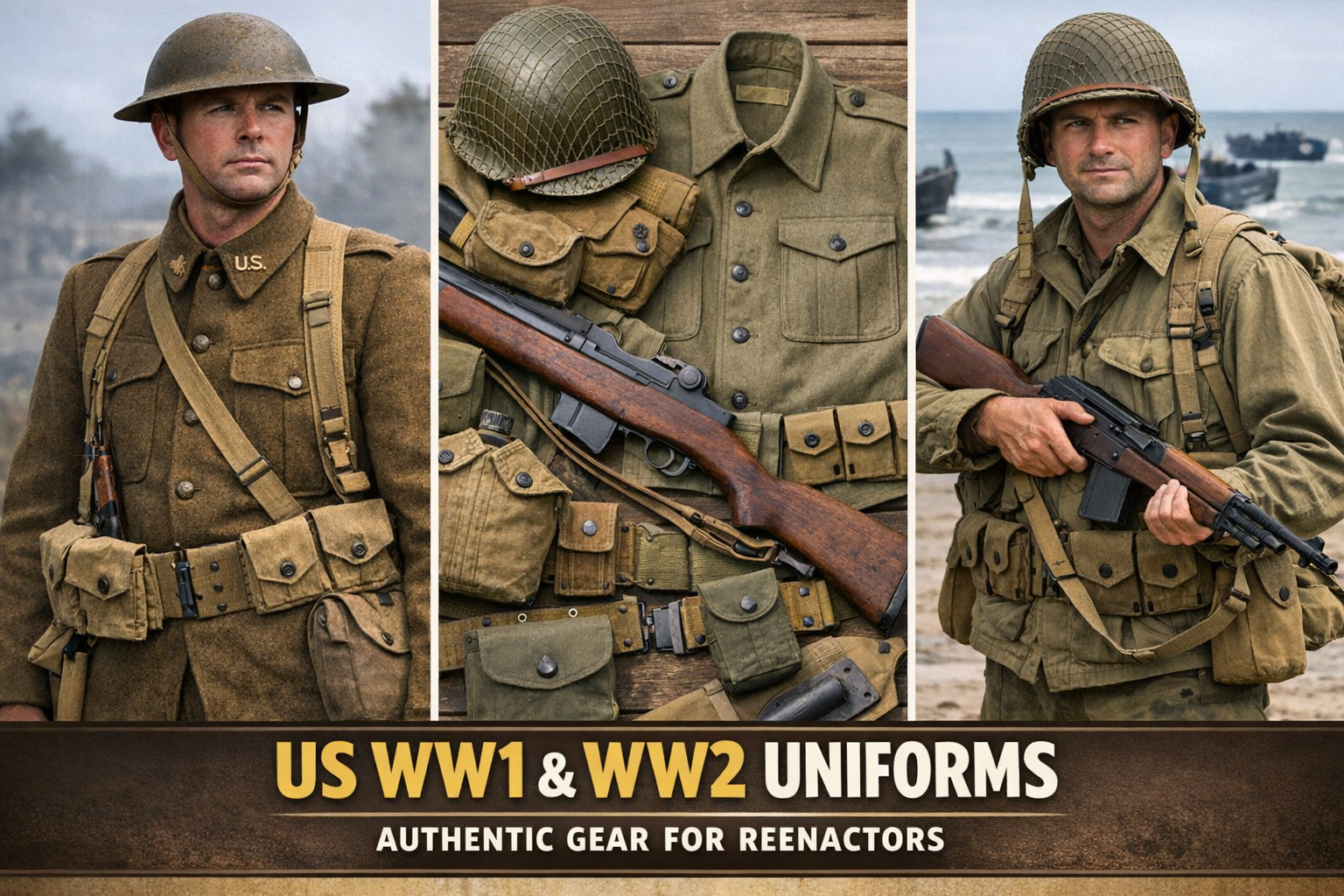 World War 1 US uniforms