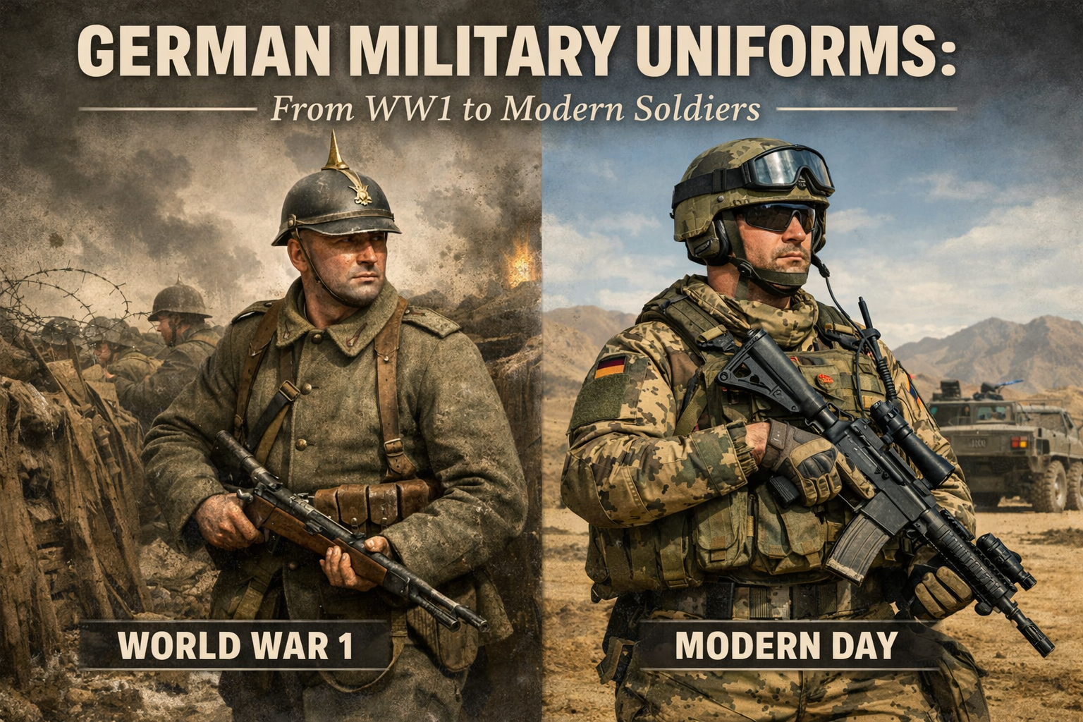 German WW1 uniforms