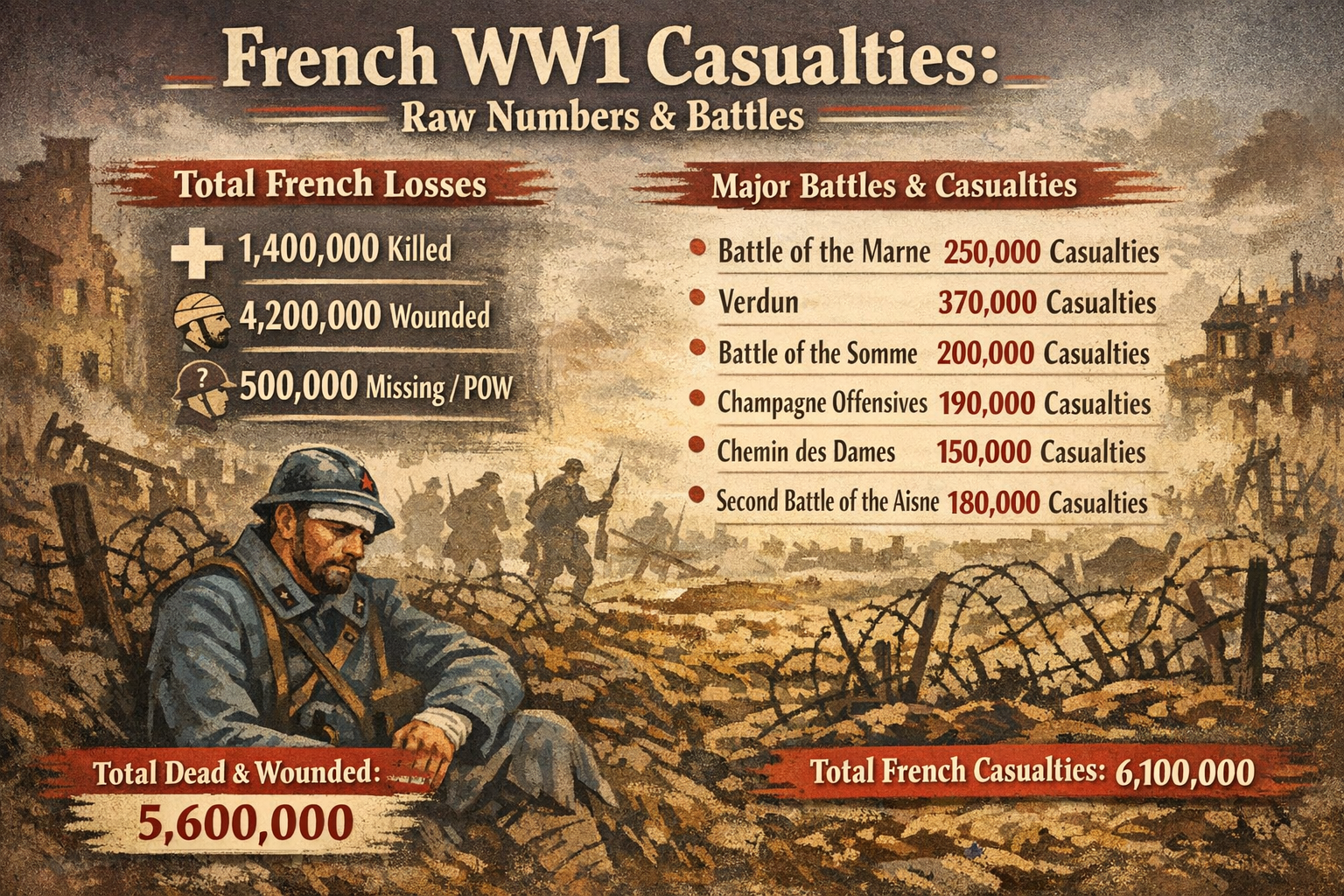 French WW1 Casualties