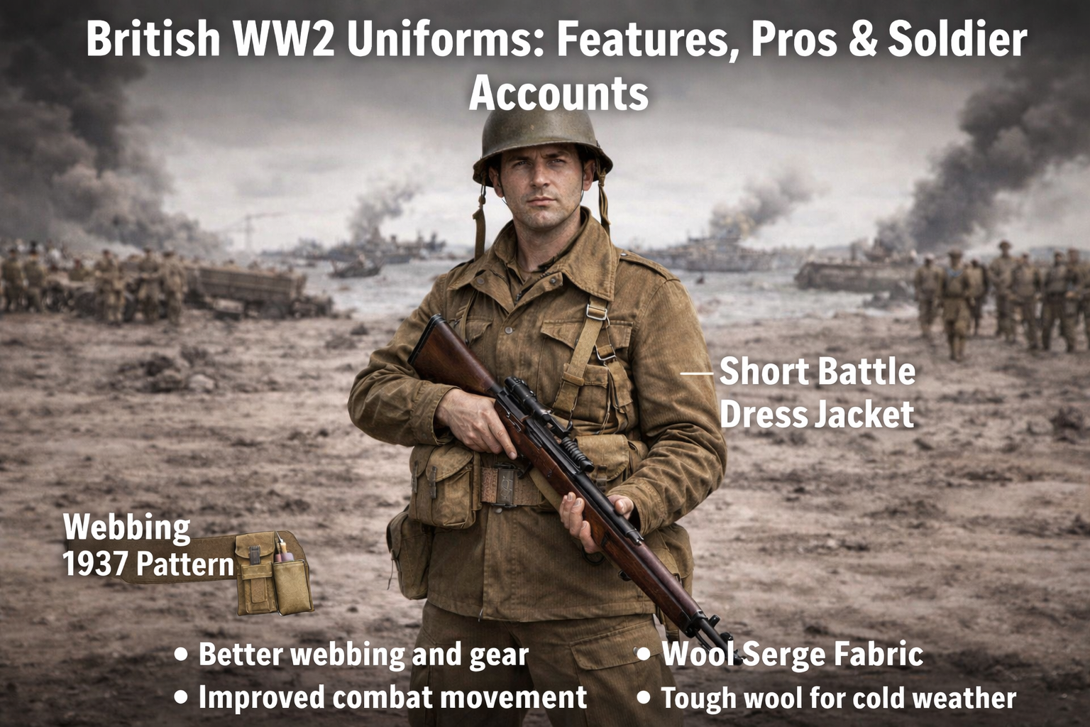 British WW2 uniforms