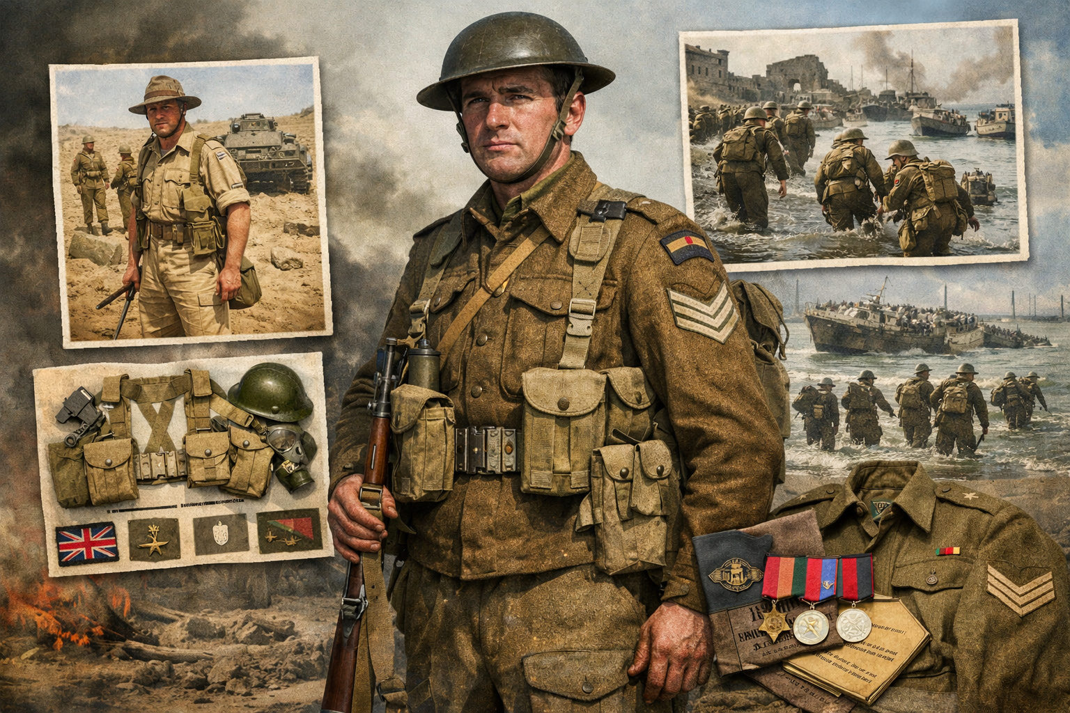 British WW2 uniforms