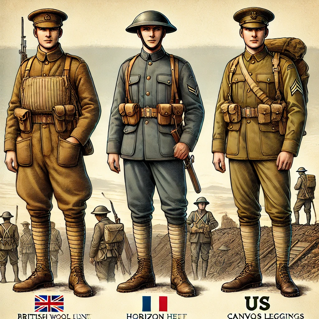 The WW2 British soldier uniform was an improved version of the WW1 design, with better mobility and practicality.