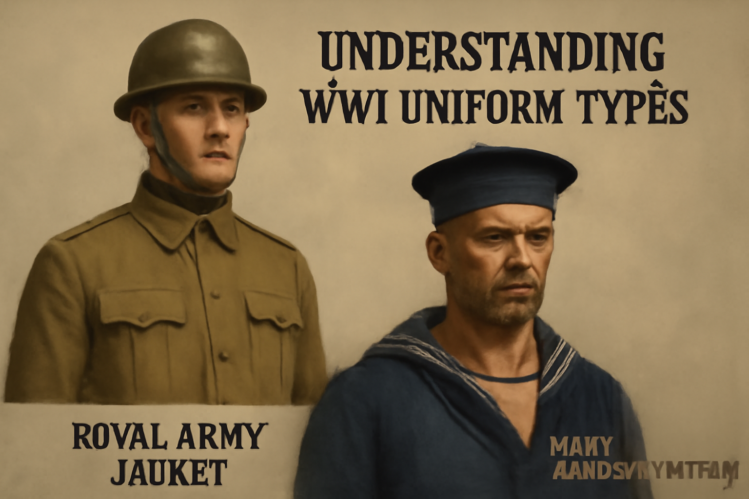 The uniforms worn during World War I are iconic representations of the soldiers who fought valiantly during one of the most devastating conflicts in modern history.