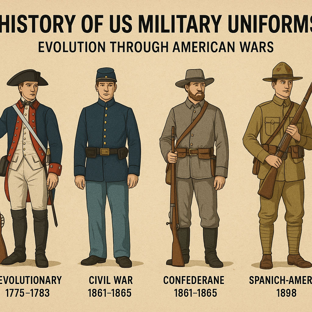 The history of US military uniforms is a story of resilience, innovation, and symbolism. From colonial rebels to world-stage fighters, American soldiers have worn their history on their sleevesâliterally.