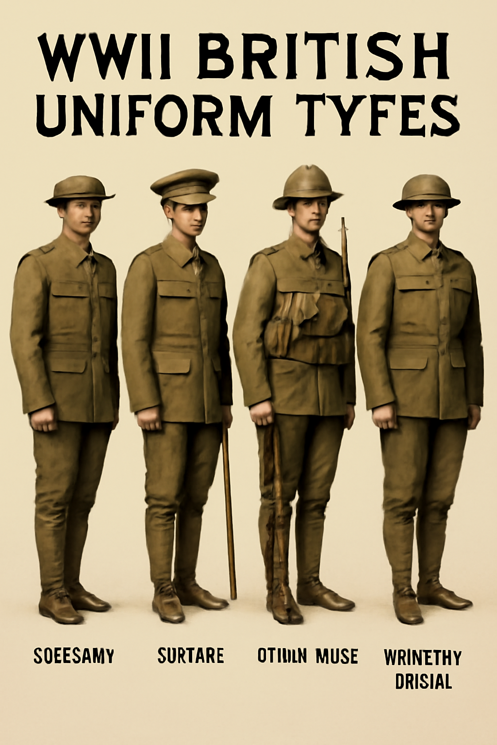 The uniforms worn by British soldiers during the First World War were more than just clothingâthey were a symbol of identity.
