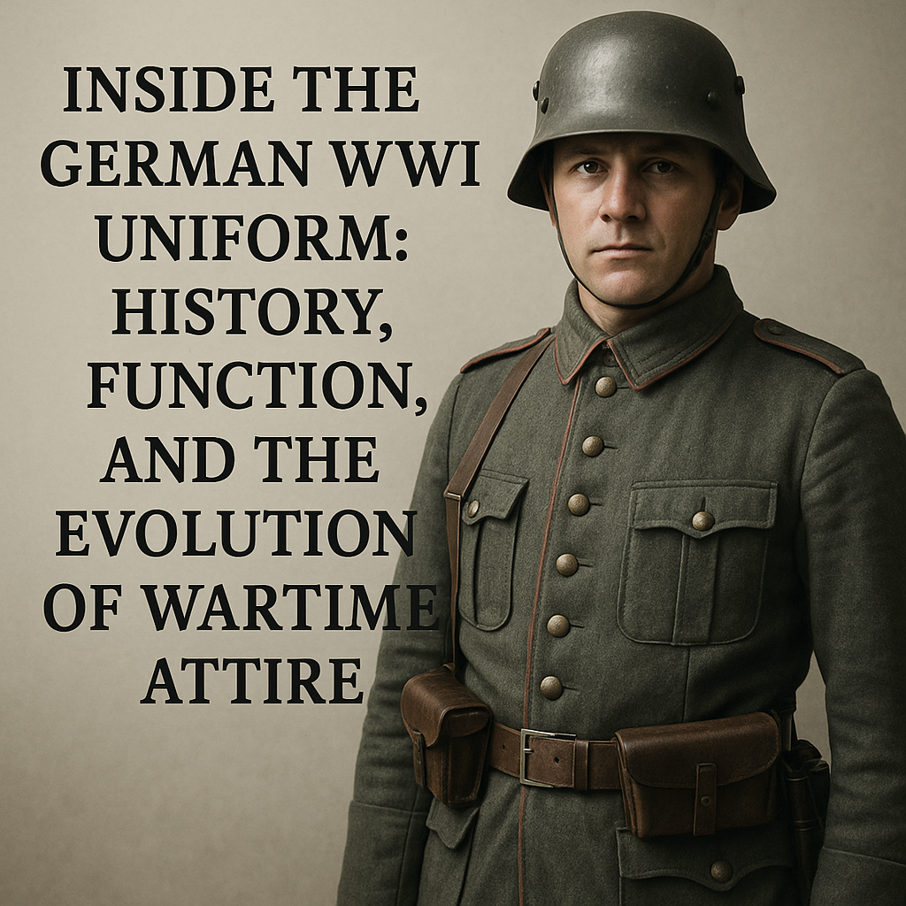 The German WWI uniform represents a pivotal shift in military apparel â from ornate traditions to battlefield functionality.