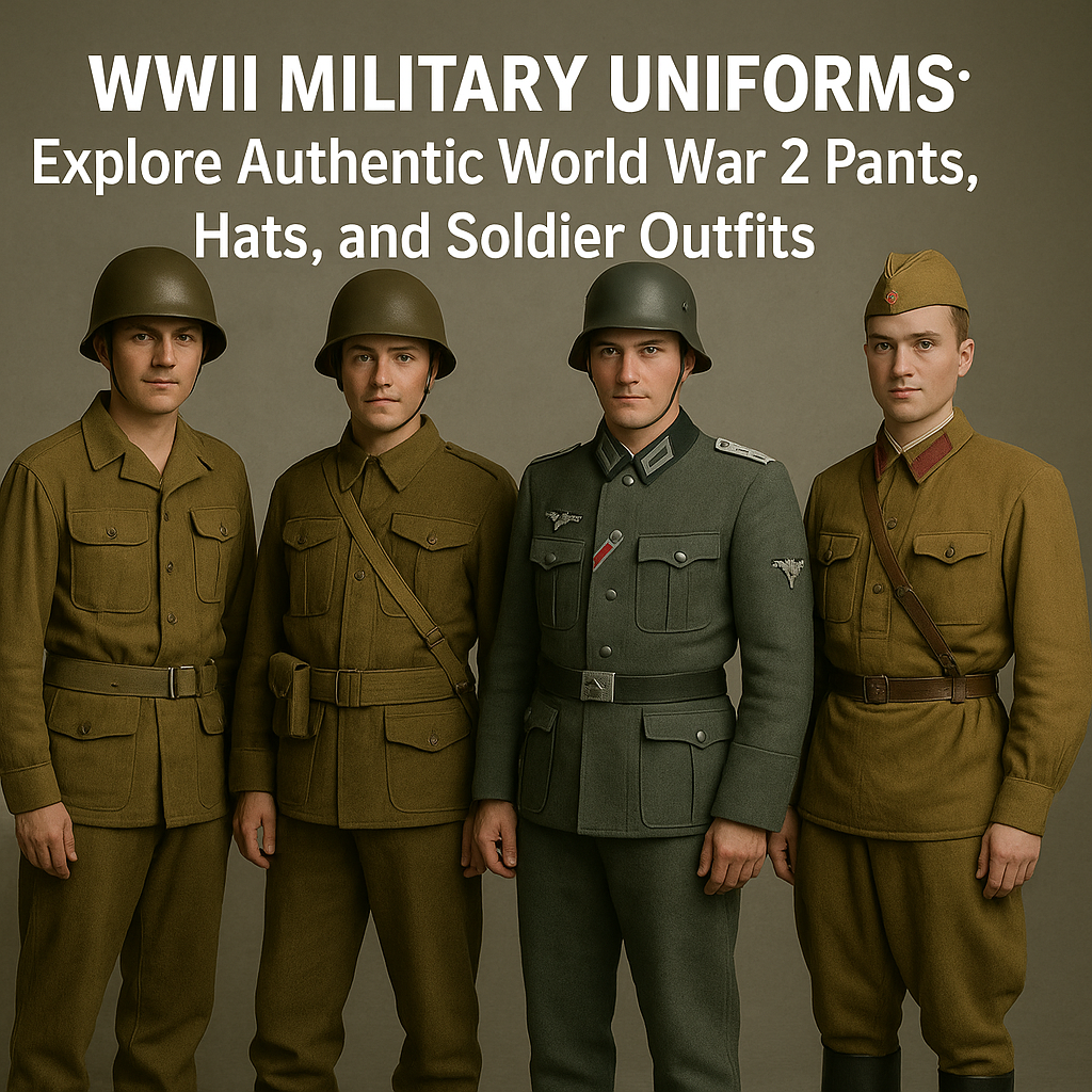 World War II was not only one of the most significant conflicts in human history, but it also brought with it a wide range of military uniforms that reflected the identity, pride, and resilience of the nations involved.