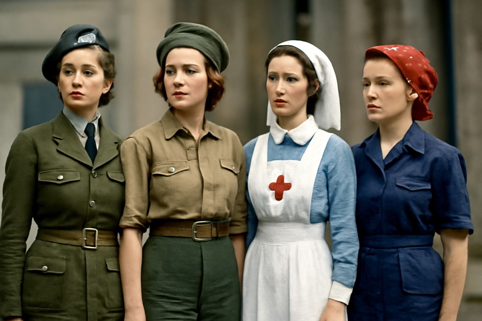 World War II was an era of profound change—not just in global politics and military technology but also in social roles. One of the most significant shifts was the entrance of women into the workforce and civil defense roles,traditionally dominated by men