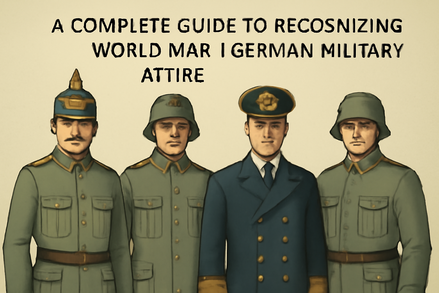 Identifying WW1 German uniforms involves understanding a rich history of military fashion, practical design, and symbolic importance.