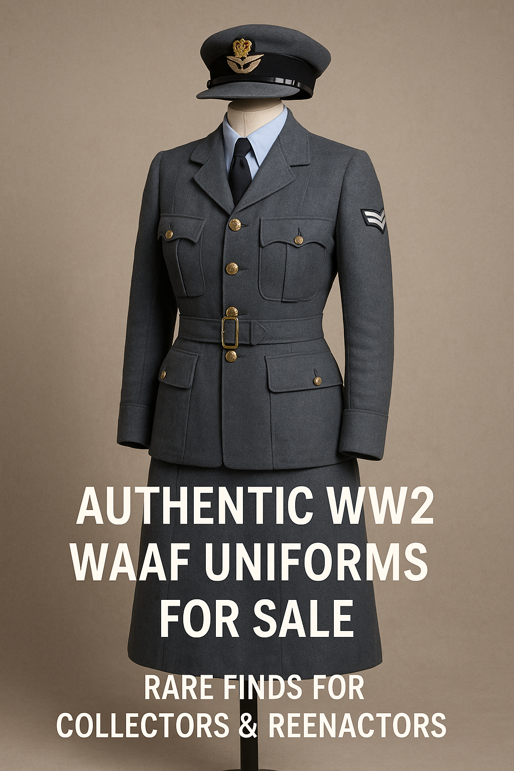The WW2 WAAF uniform isn’t just a military garment — it’s a powerful symbol of the women who served their country with dignity and skill. 
