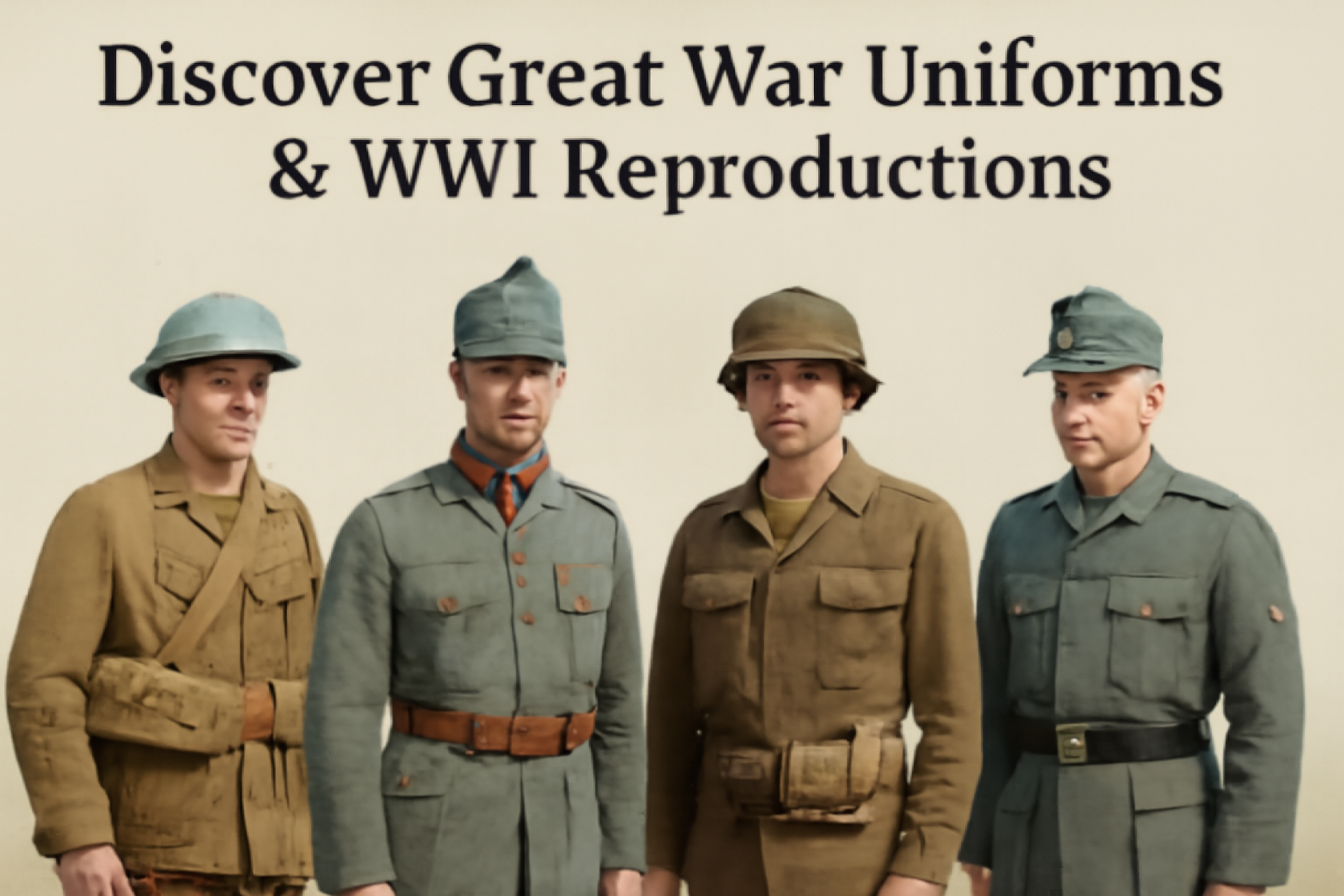 The uniforms worn by soldiers during the Great War (World War I) and World War II are not just pieces of clothing but are symbols of a tumultuous era in history.