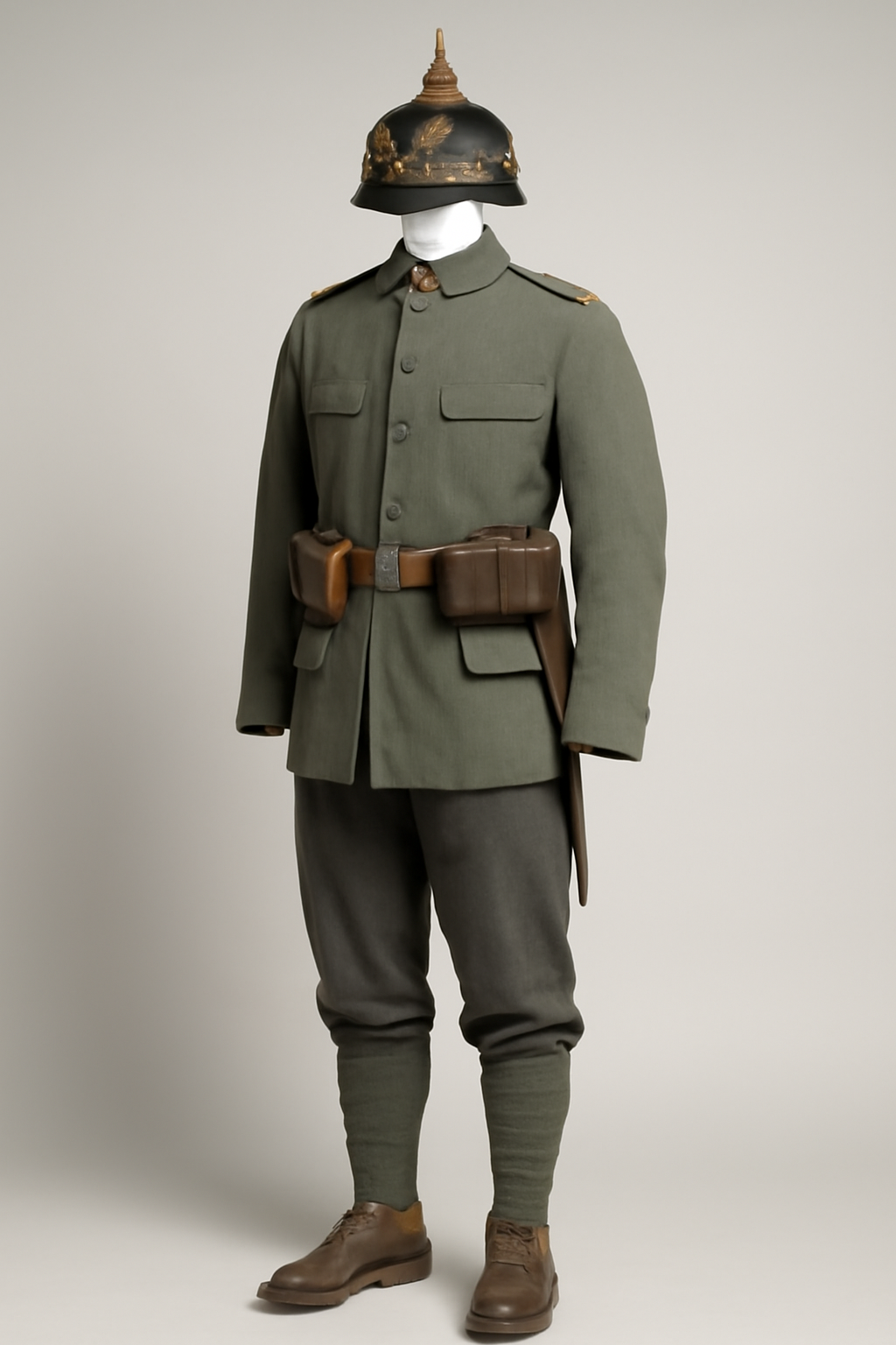  ww1 german uniform components.