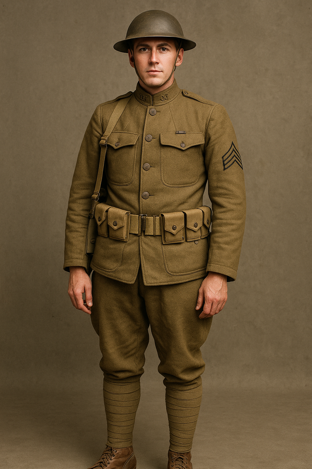 world war 1 uniforms usa.