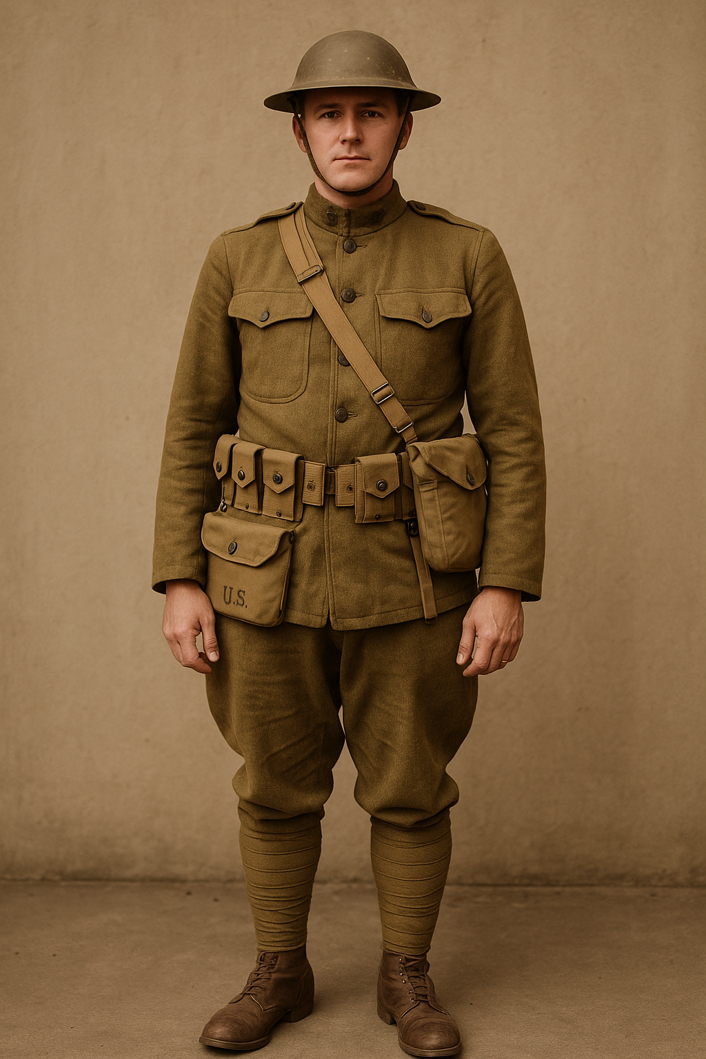 united states ww1 uniforms.