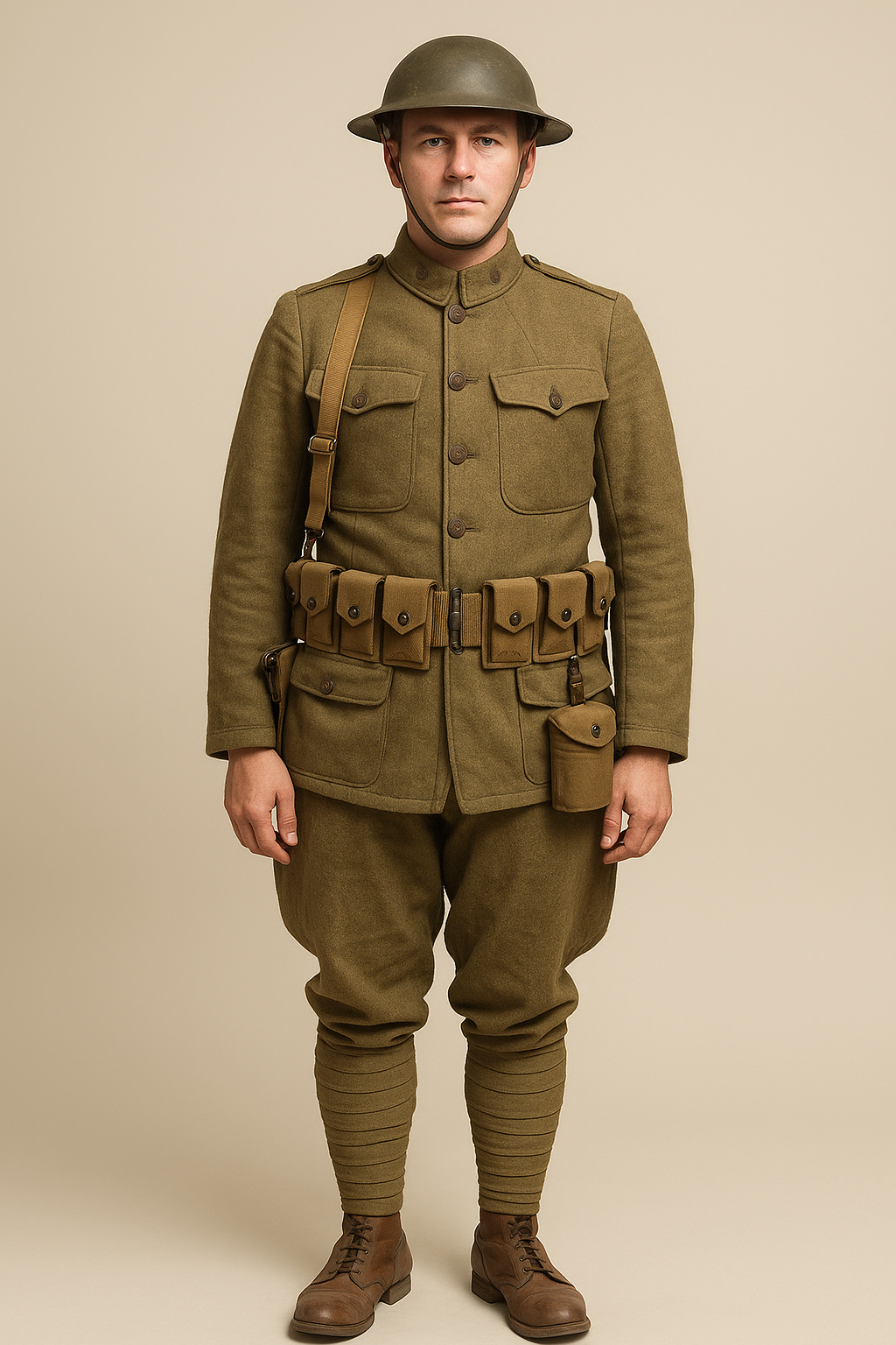 wwi american officer uniform.