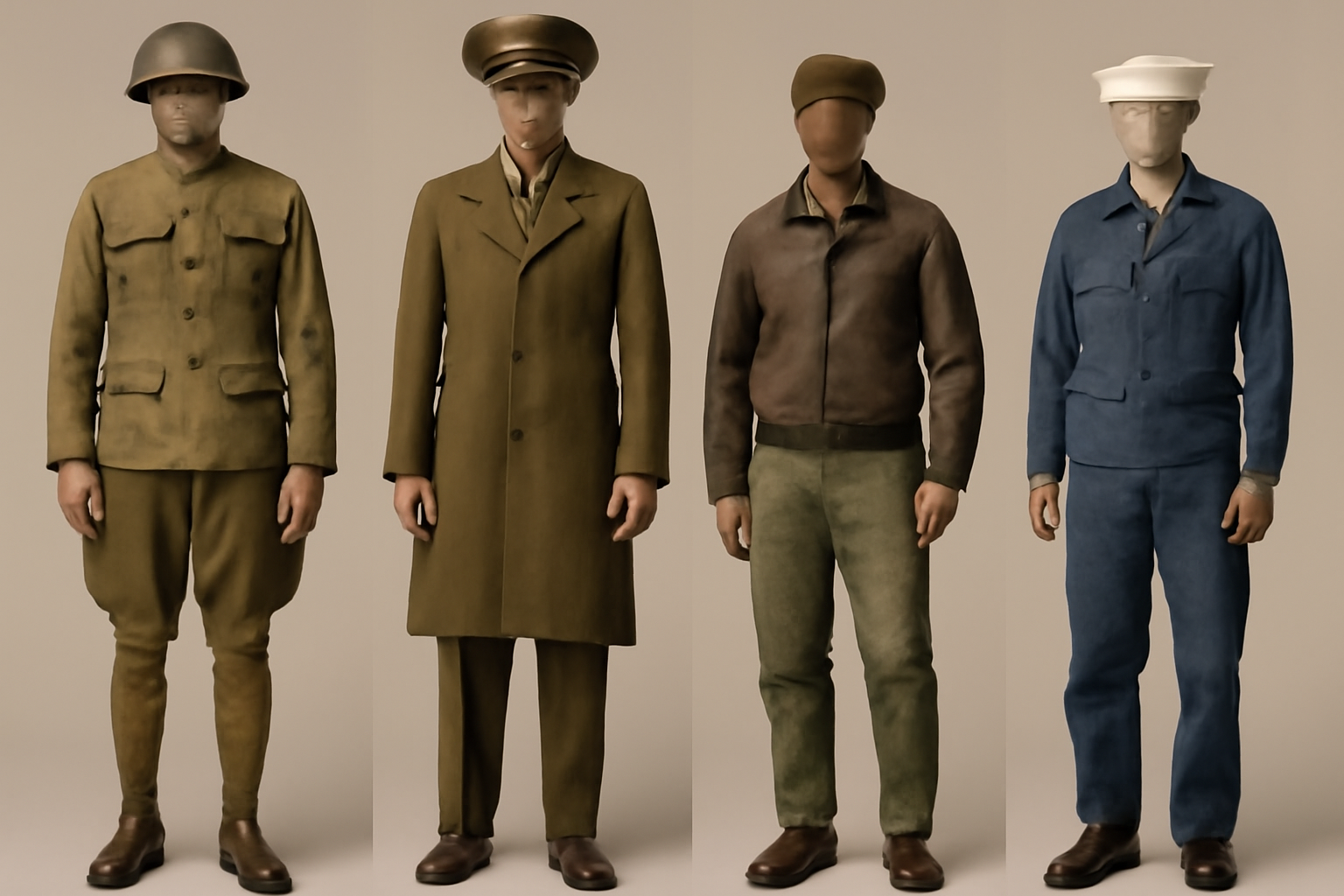  wwi us army uniform history.