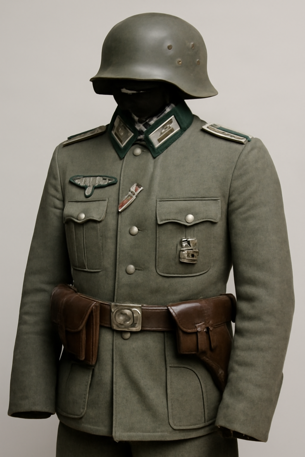 wwi german uniform details.