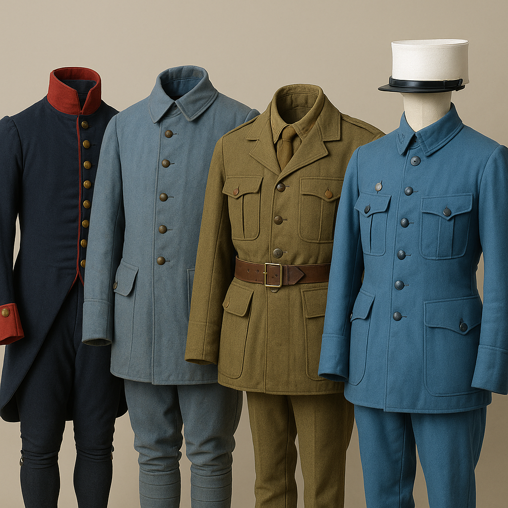 french army uniform identification