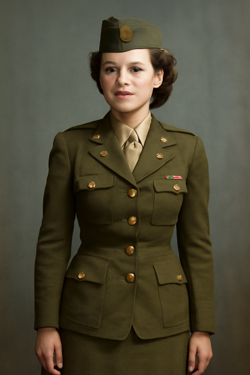 womens military uniform.