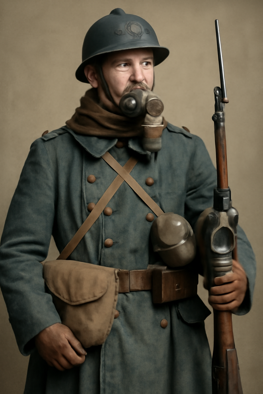 french wwi uniform accessories.