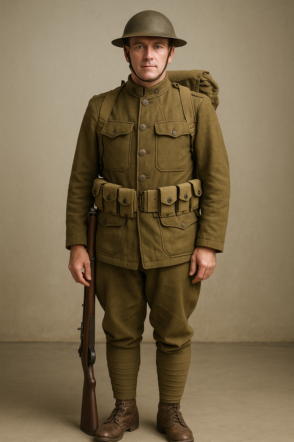 when how many uniforms did wwi us soldiers get.