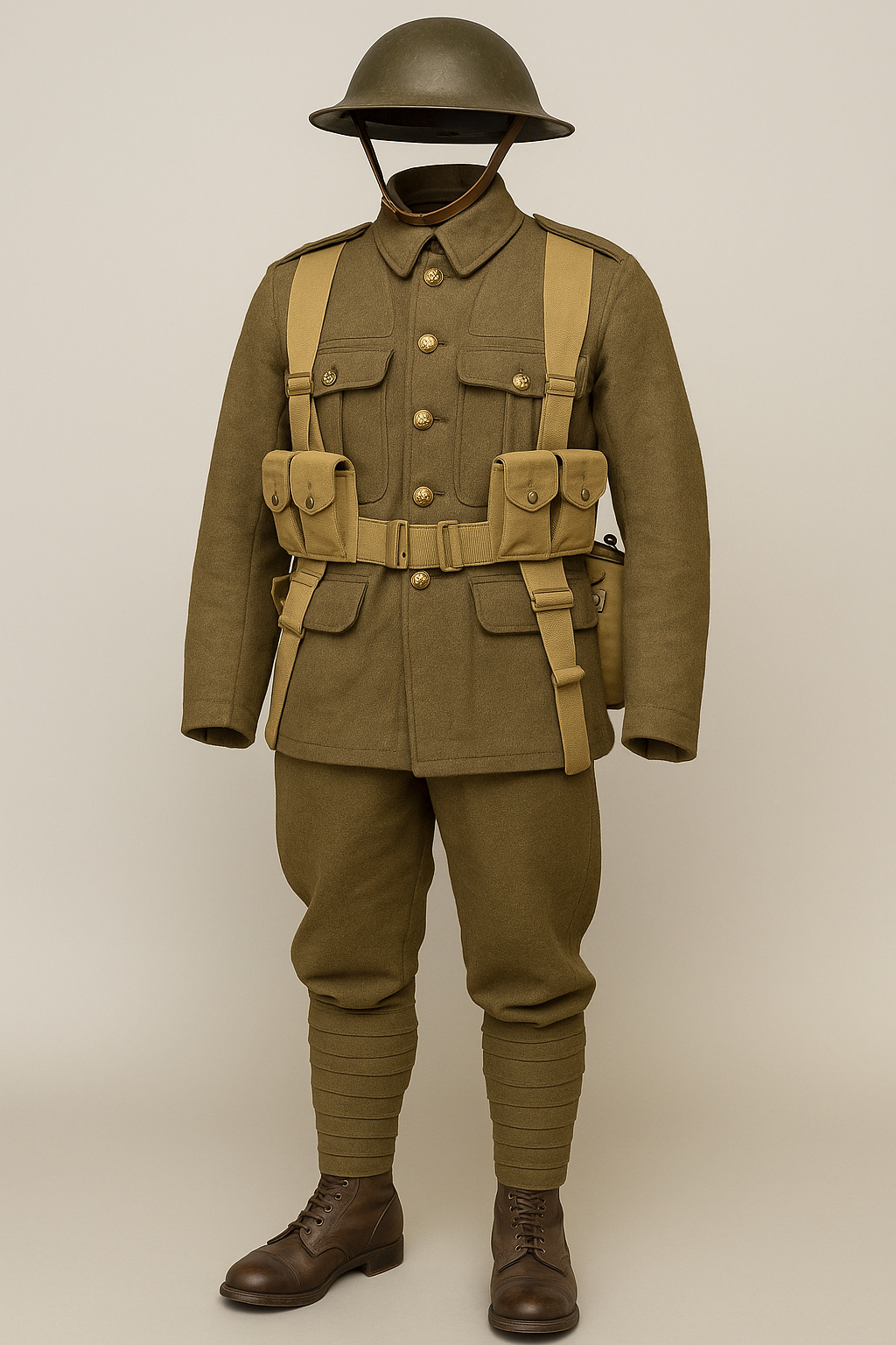 ww1 british soldier uniform.