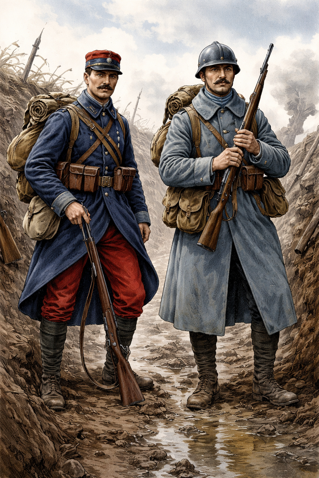 French WW1 uniform