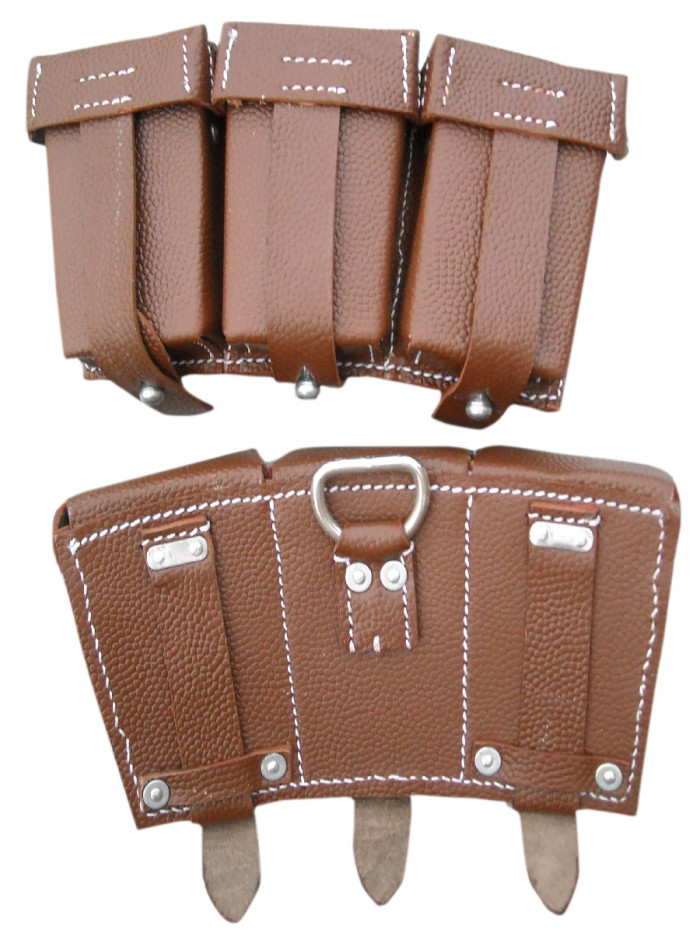 GERMAN ARMY LEATHER CARTRIDGE POUCH