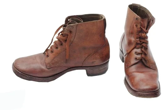 World War One (ww1, wwi, WW1) Australian Leather Boots:-