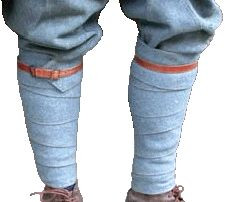 WW1 French Army Horizon Blue Puttees