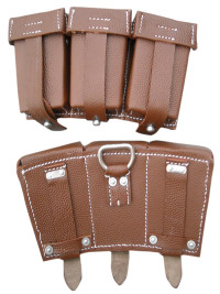 GERMAN ARMY LEATHER CARTRIDGE POUCH
