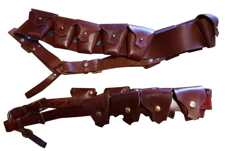 World War One (ww1,wwi, WW1) 1903 Leather Bandolier set